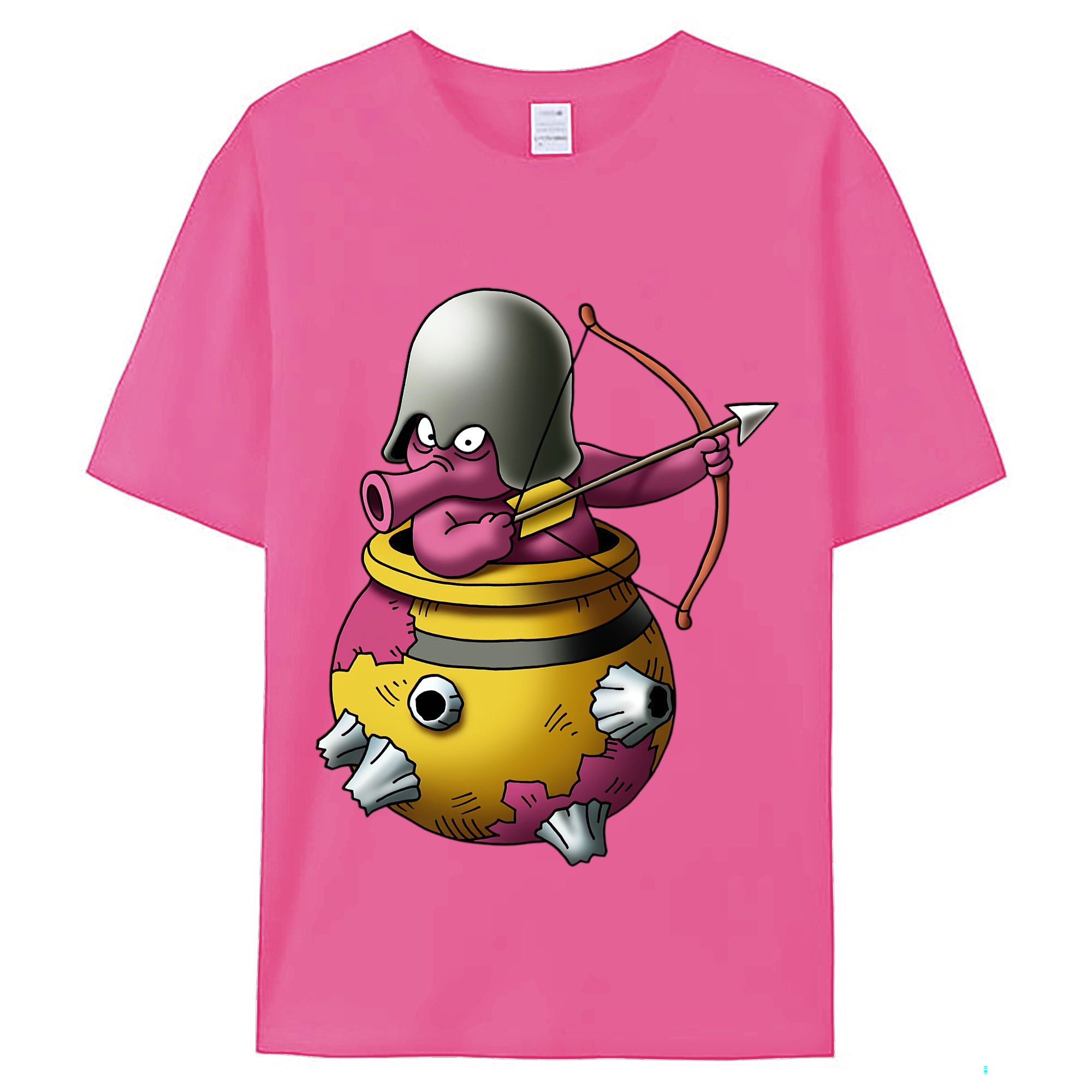 （画像用） ドラゴンクエスト Doragon Kuesuto Dragon Quest レディースカジュアルプリントTシャツ（綿100％）